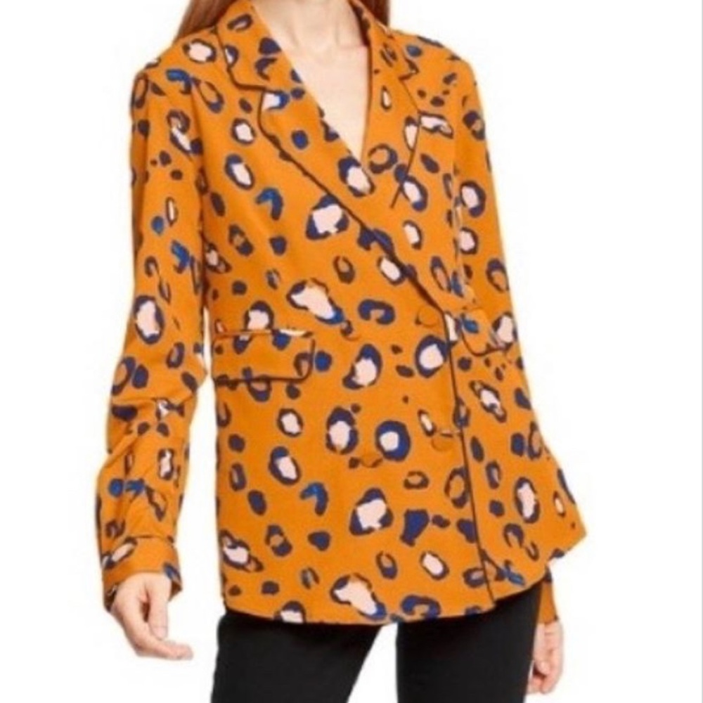 Philip Lim Leppard Print Blazer